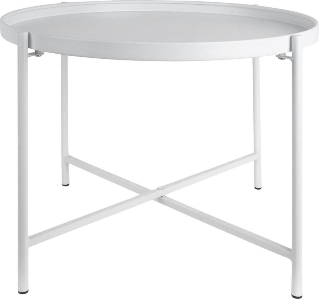 Leitmotiv - Couchtisch Meseta - Weiß - 50x50x38.5cm
