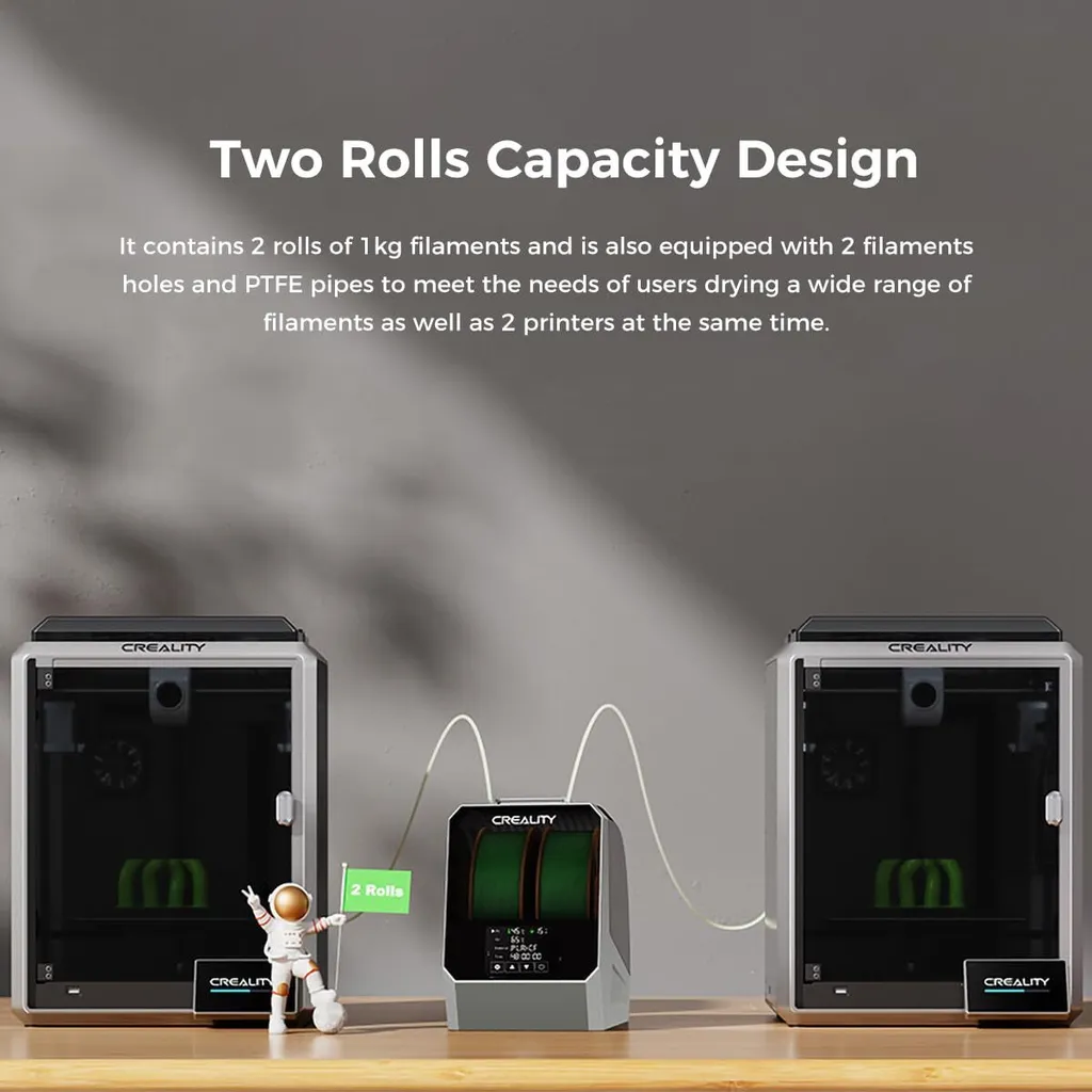 Supprimez le stringing et bulles d'impression 3D avec Creality Space Pi Plus