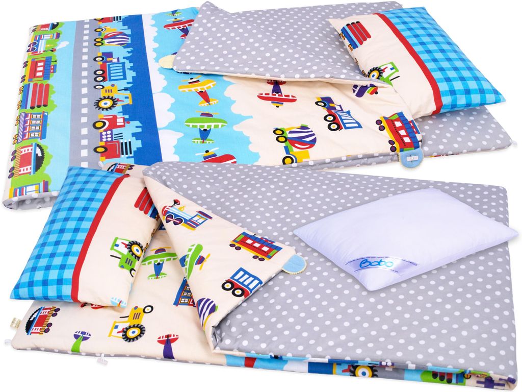 Biancheria da letto con imbottitura 220x80 cm allacciata Immagine del prodotto 