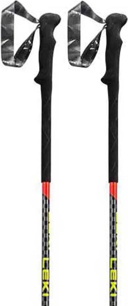 Leki Alpino Mezza Lite Stöcke Schwarz 130 cm Herren,Damen Schwarz 130 cm