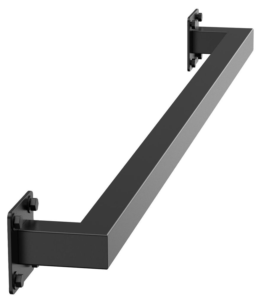 VEVOR Trapleuning, 91 cm, zwarte wandleuning van ijzer voor Productafbeelding 