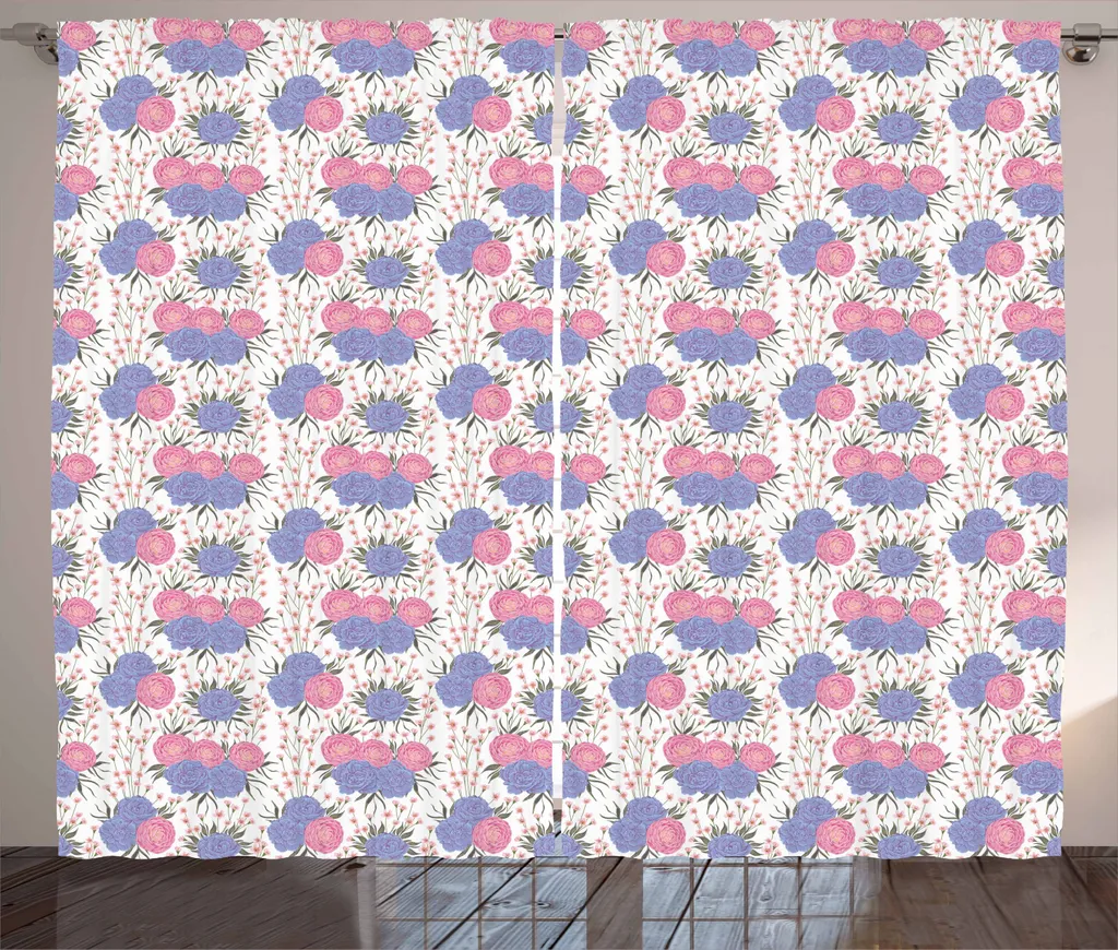 Tenda Shabby Chic ABAKUHAUS 280x225cm | Design Botanico Rustico