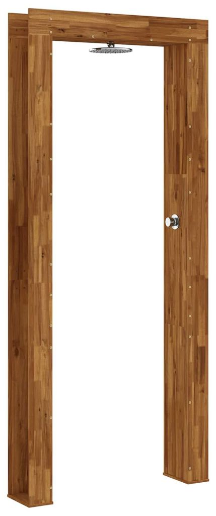vidaXL Gartendusche 226 cm Massives Akazienholz und Produktbild 