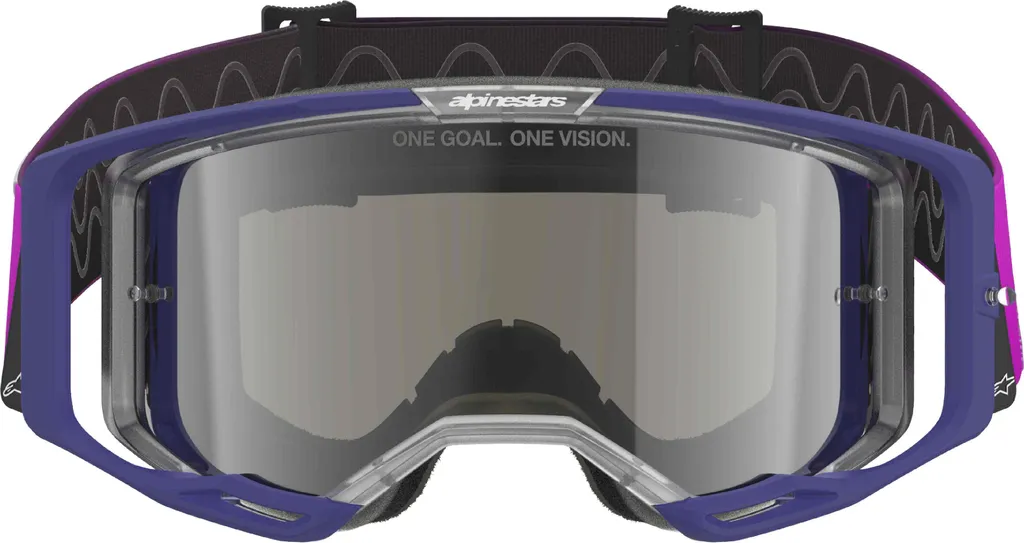 Lunettes Vision 8 Corp Alpinestars violet clair plexi argenté - 3