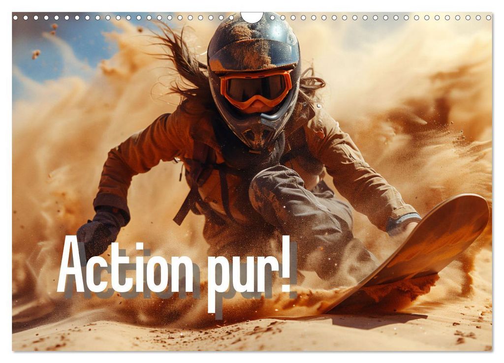 Action pur - atemberaubende Hobbys (Wandkalender 2027 DIN A3 quer), CALVENDO Monatskalender