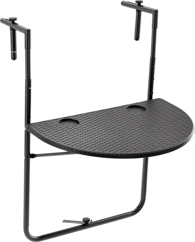 Table de balcon suspendue Aga ZUM1022 - Plateau pliable gain de place