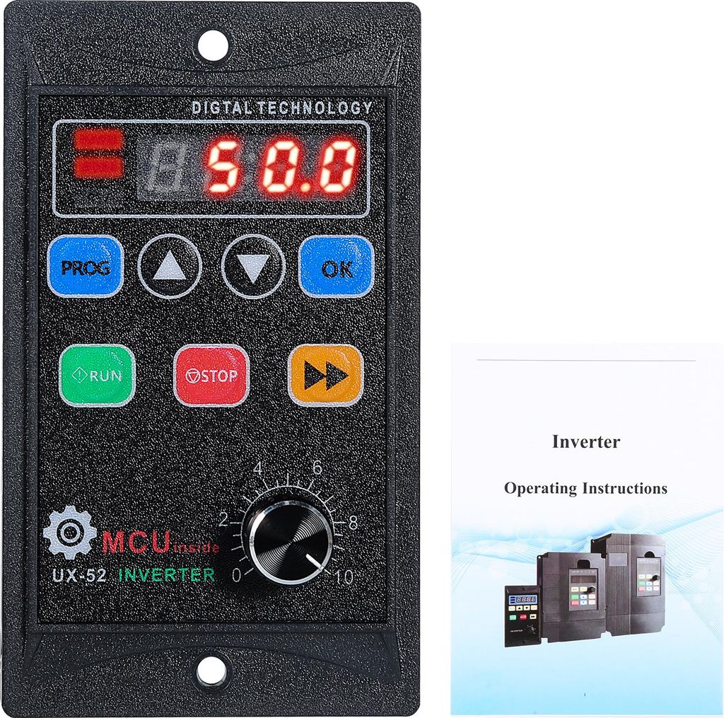 750W VFD Frequenzumrichter 1-Phasen Eingang 3-Phasen Ausgang Variable Frequenz Drehzahlregelung Inverter
