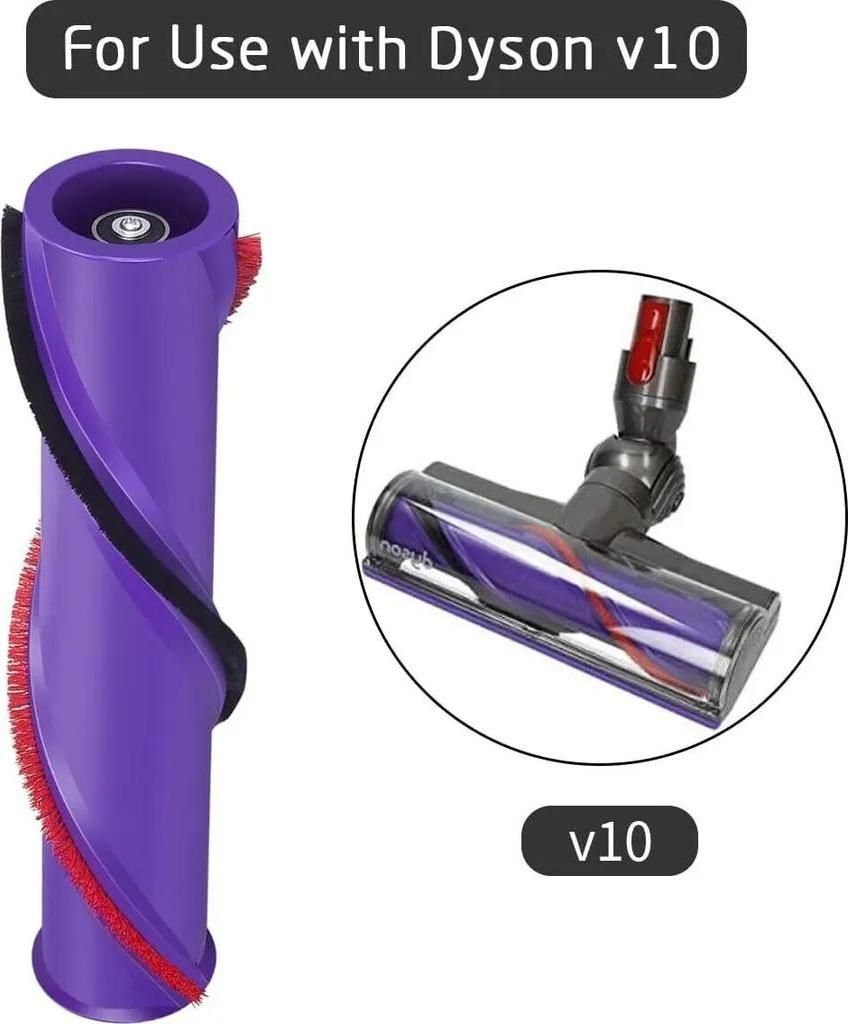 Ersatzbürstwalze für Dyson V10 Staubsauger, Bürstenrollenhalter Teil Nr. 969569-01 (für V10 Modelle)