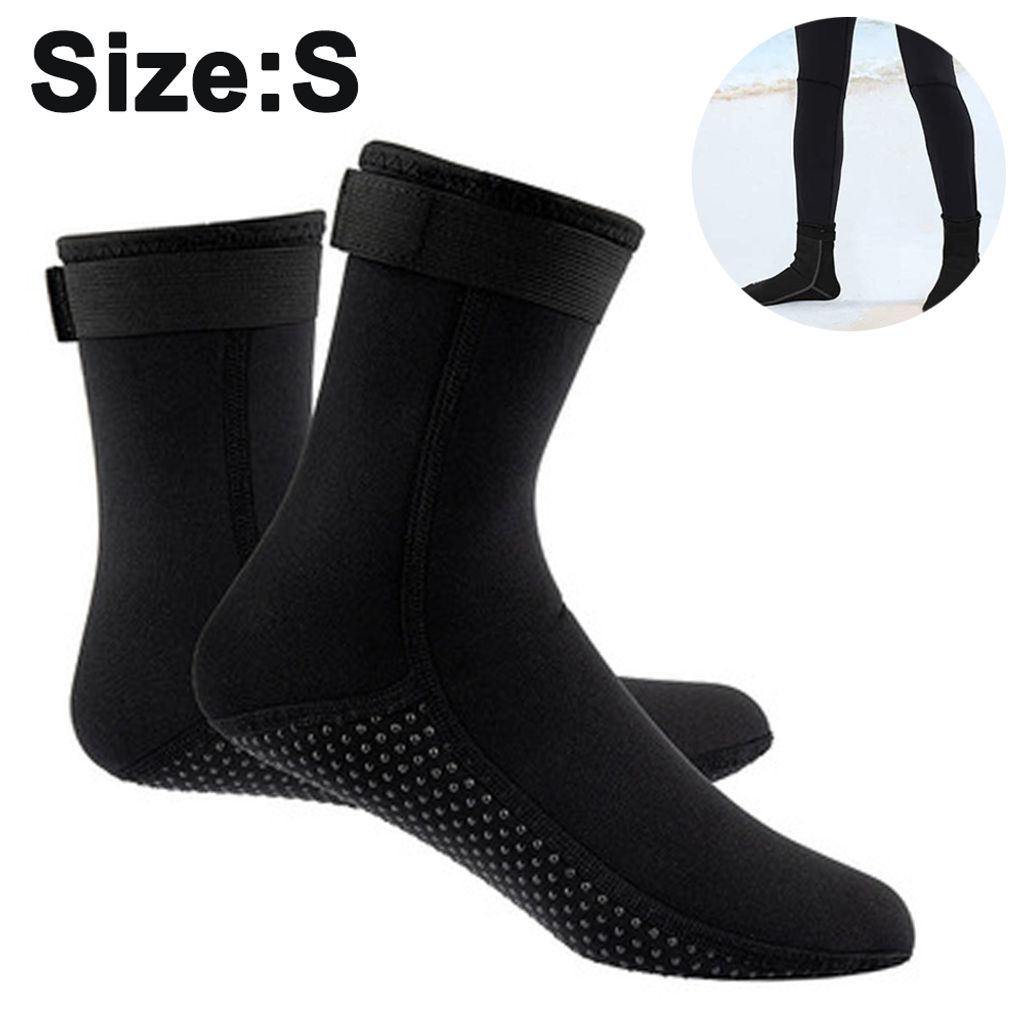 Neopren-Socken für Neoprenanzug 3 mm Tauchsocken Schnorcheln Schwimmen Surfen 