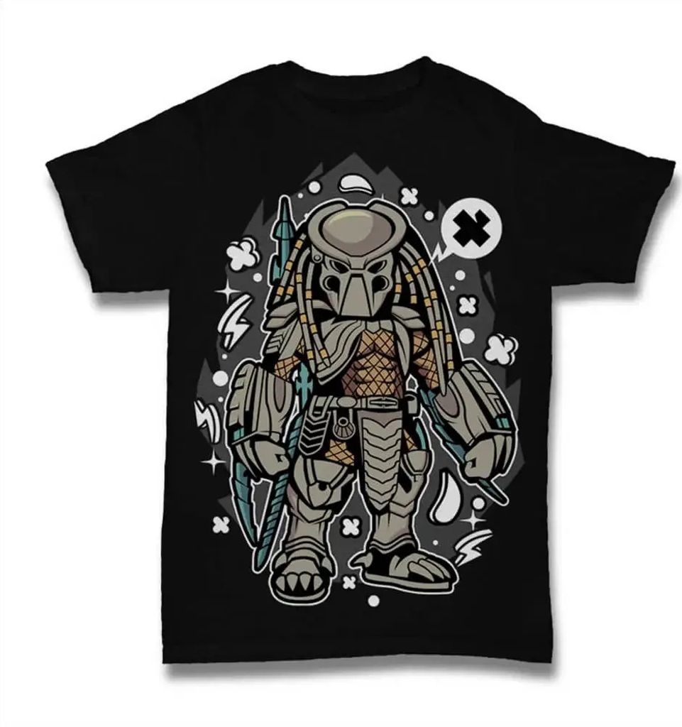 Herren Grafik T-Shirt Horrorfilm - Science-Fiction - Actionfilm – Horror Movie - Science Fiction - Action Character – Öko-Verantwortlich Vintage