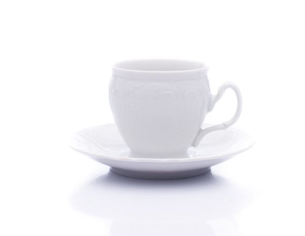 Tasse et soucoupe, porcelaine tchèque, Bernadotte, 240 ml, Image du produit 