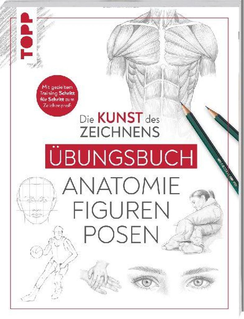 Die Kunst des Zeichnens - Anatomie Figuren Posen Übungsbuch Produktbild 