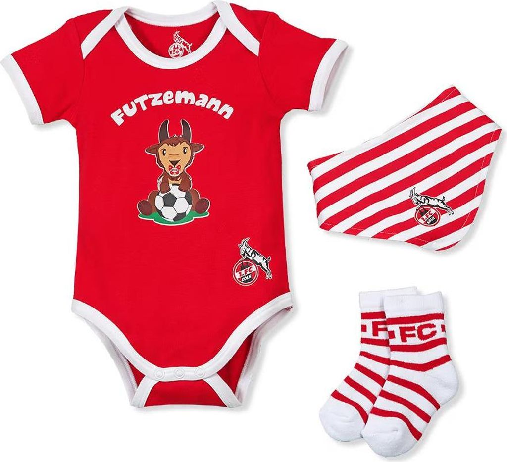 1. FC Köln Baby Geschenkbox "Futzemann" Gr. 62/68
