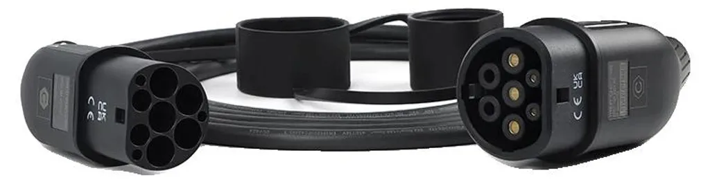 Câble Type 2 vers Type 1 Étanche IP55 - 16A Monophasé - 5m Durable - 2