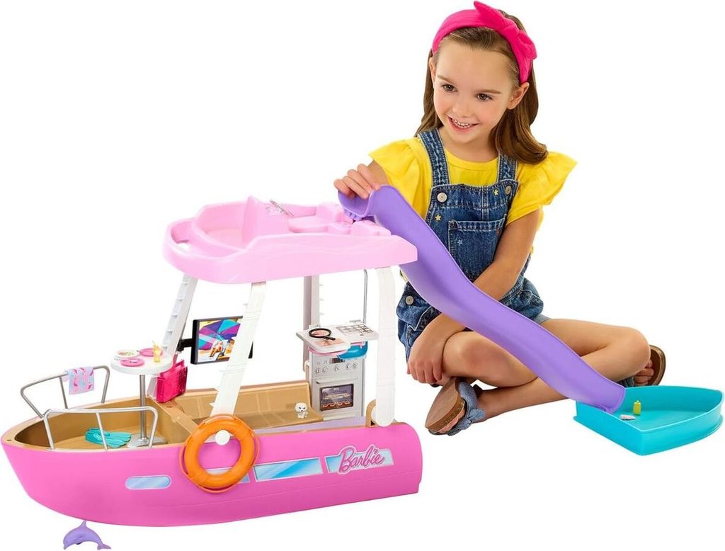 Mattel HJV37 - Barbie - Traumschiff mit Pool & Rutsche, Produktbild 