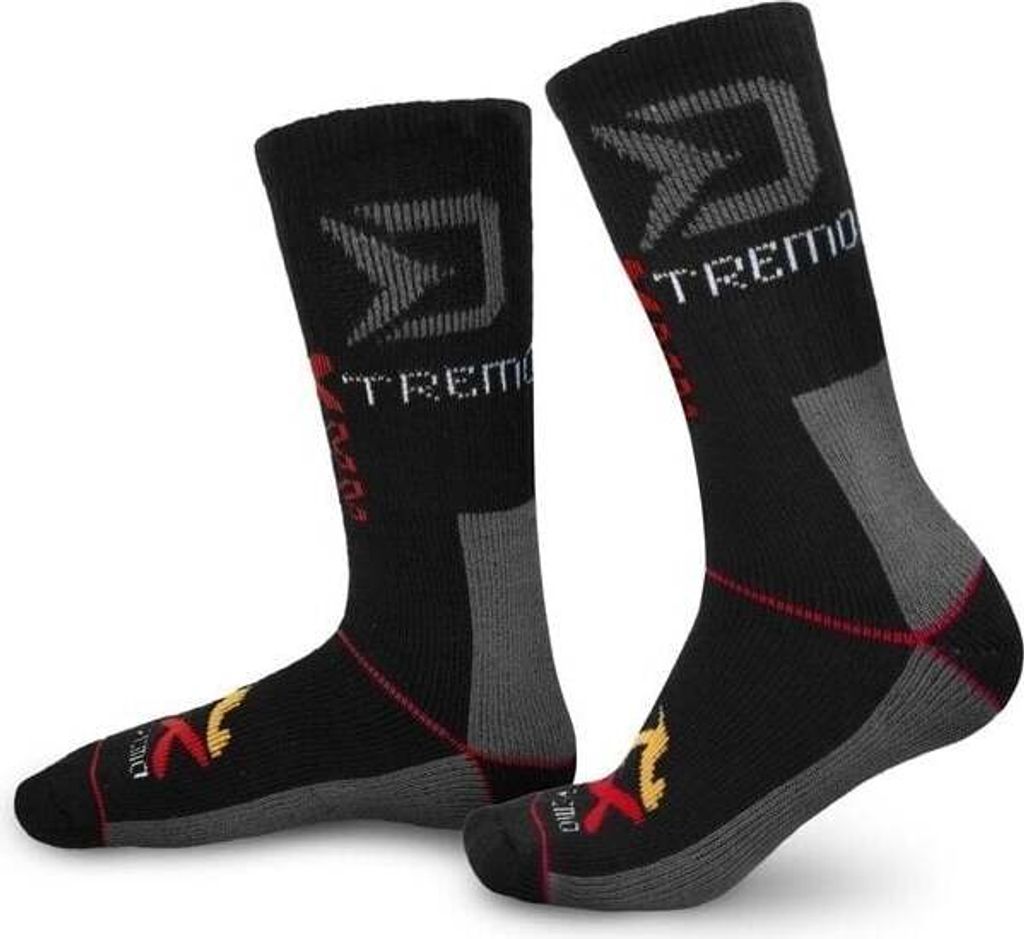 DELPHIN XTREMO, 47-50, schwarz-mehrfarbig, Extra-Thermosocken, 101005483