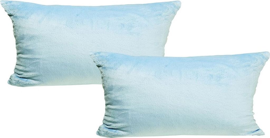 JACK 2er Set Teddy Flausch Kissenhülle Kissenbezug Produktbild 