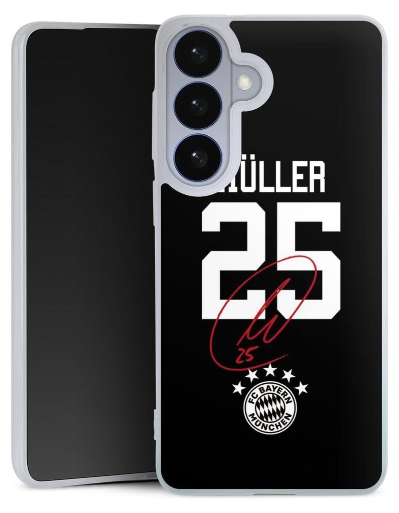 DeinDesign Slim Hülle für Samsung Galaxy S26 Silikon Case Ultra Dünn Handyhülle FC Bayern München FCB Thomas Müller