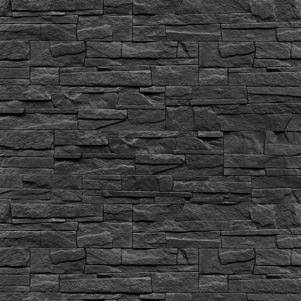 Kamień Elewacyjny Betonowy Płytka Lazzaro 5 Czarny 0,38 m2 Zdjęcie produktu 