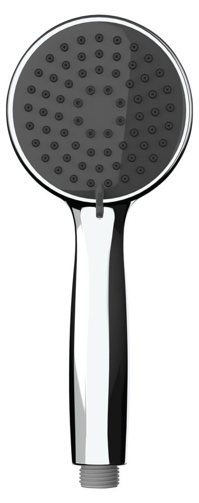 WENKO Duschkopf Basic Grau Ø10cm Brause Kopf Dusche Bad Produktbild 