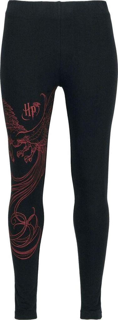 Harry Potter Leggings Damen Phoenix schwarz XXL