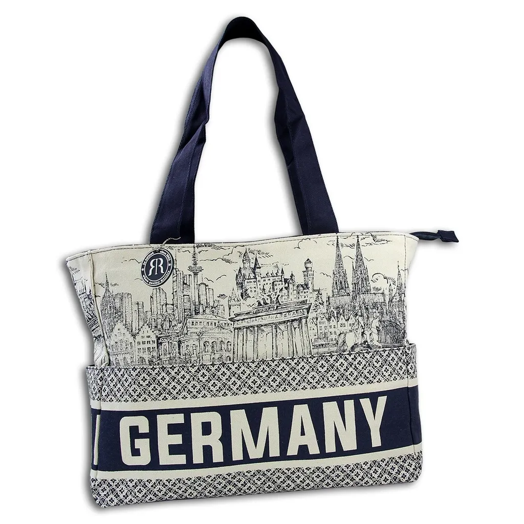 Robin Ruth OTG3007M Borsa Resistente Cotone Poliestere Beige