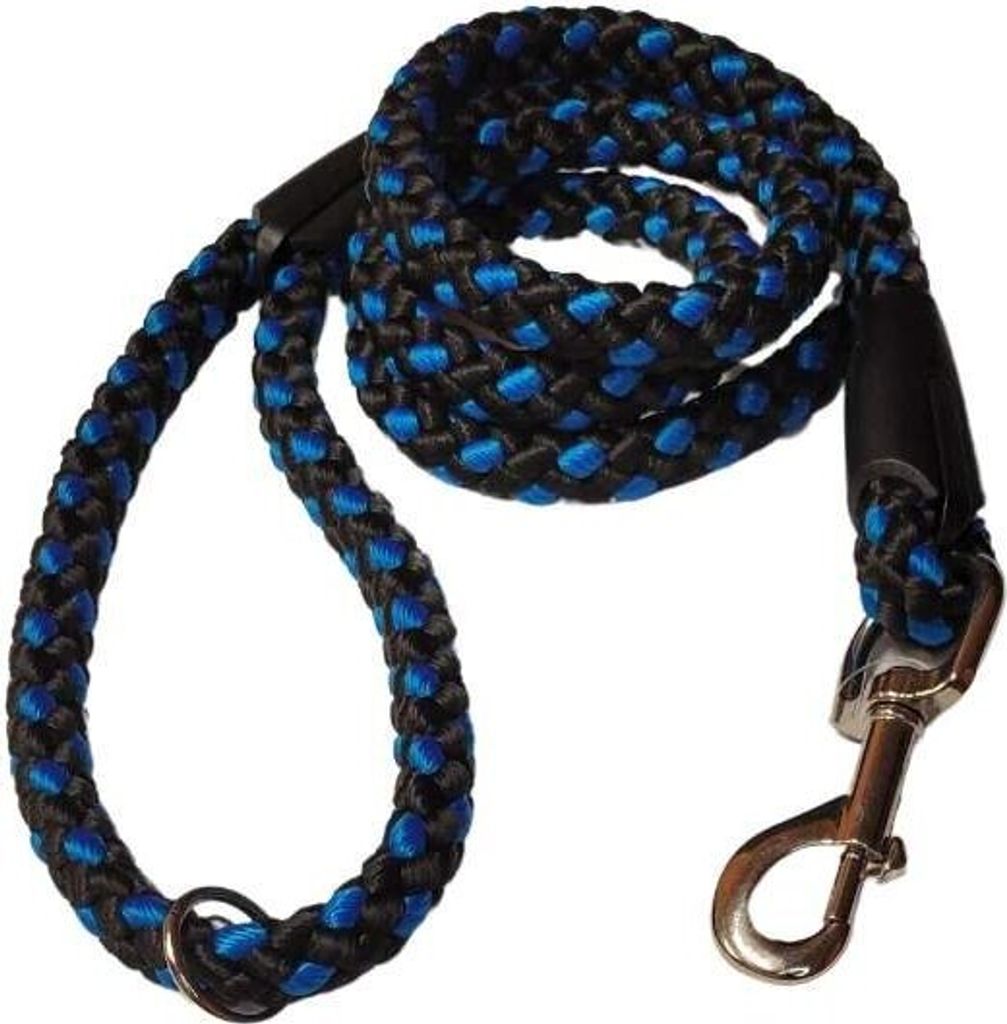 Palkar Hundeleine 150 cm x 14 mm schwarz-blau