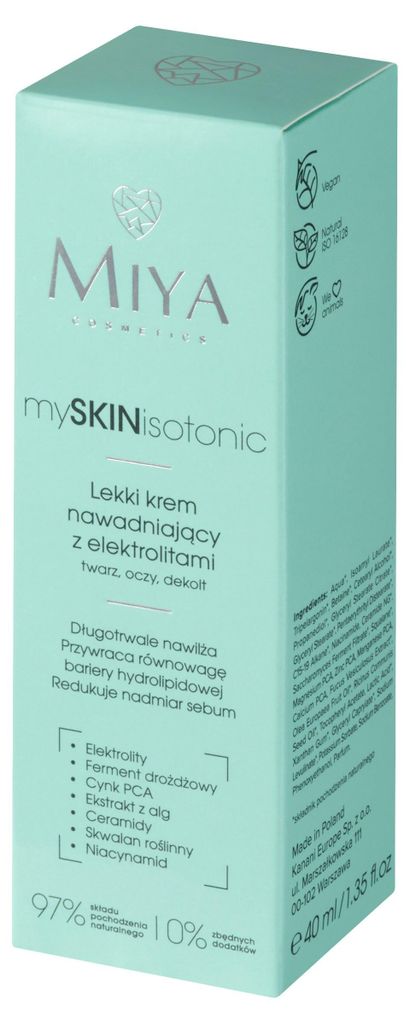 Miya Cosmetics Crème hydratante légère aux électrolytes, Image du produit 