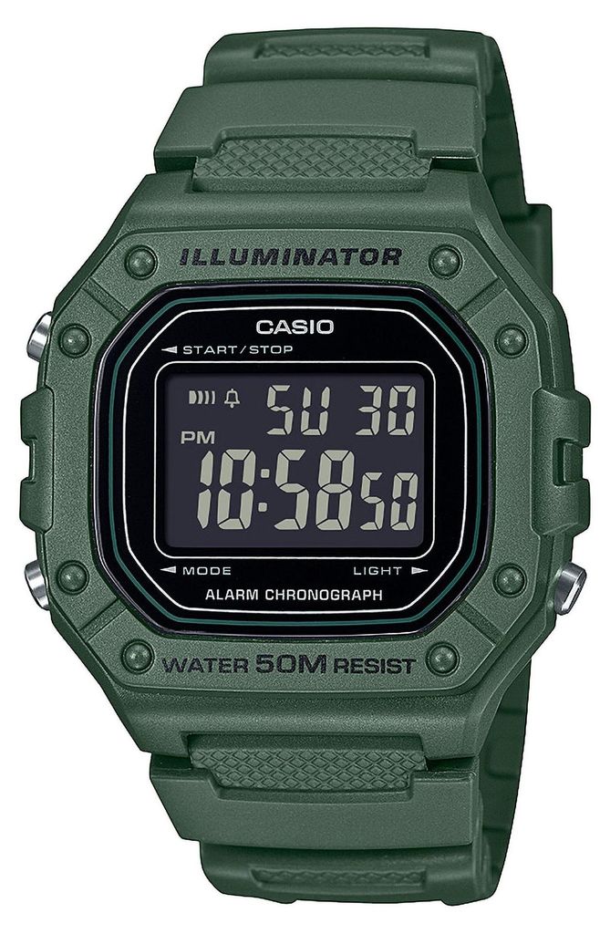 Casio Herren Armbanduhr W-218H-3BVEF digital Produktbild 