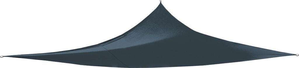 Linder Exclusiv Sonnensegel Dreieck, Sonnenschutz für Balkon und Terrasse, Wasserdicht, Sonnenschutz Polyester mit UV Schutz (3x3x3m) Anthrazit