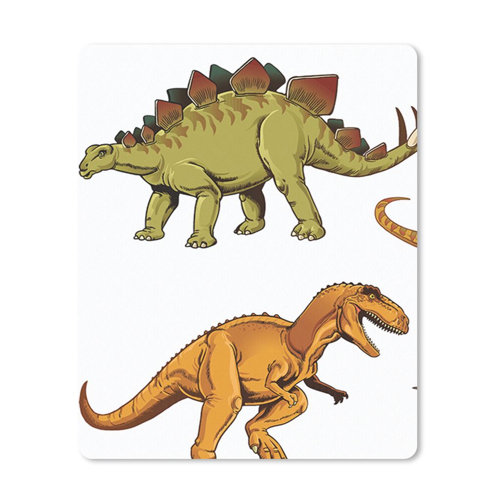 MuchoWow Mauspad Mousepad Dinosaurier - Zeichnung - Jungen - Kinder 30x40 cm - Mousepads - Maus Mat - Pad - Mausunterlage - Mausmatten