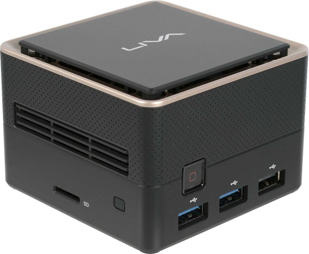 EliteGroup LIVA Q3Plus-V1605 Mini PC AMD 8GB/128GB black - Obrázok produktu 