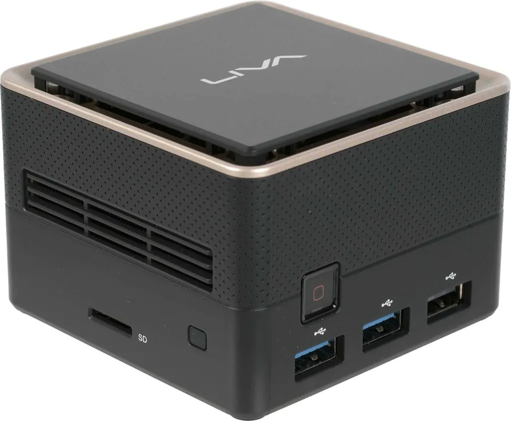 Mini-PC 4K ECS LIVA Q3 Plus avec Ryzen V1605B et Double Sortie Vidéo