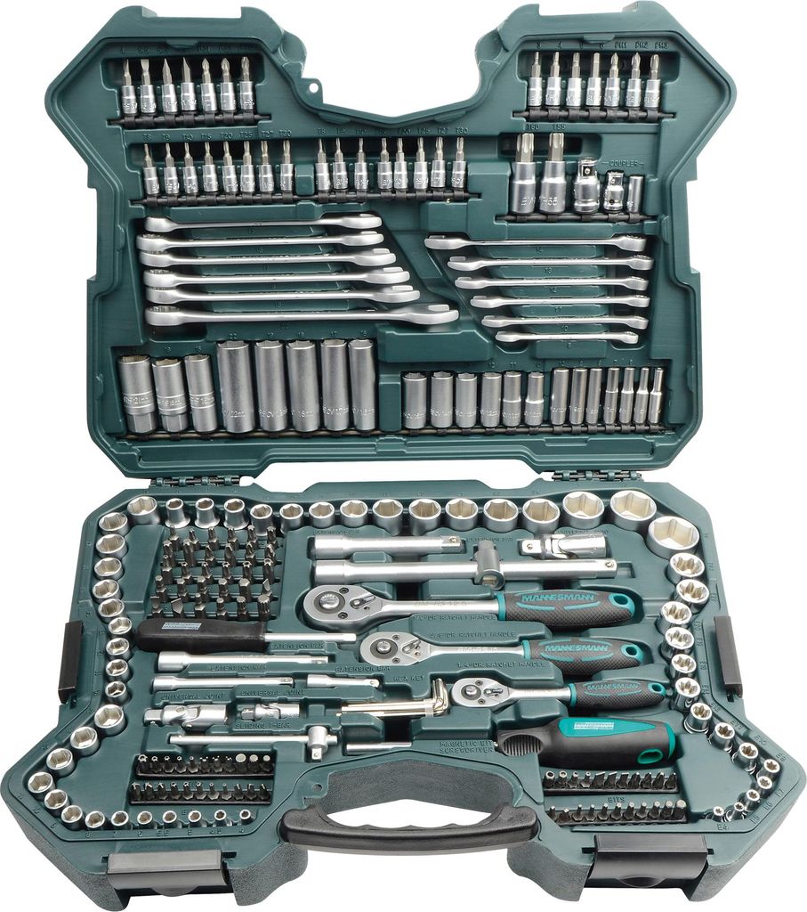 BRÜDER MANNESMANN Set di chiavi a bussola, 215 pezzi, Immagine del prodotto 