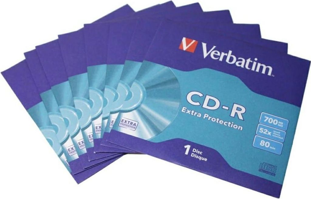 Płyta Cd-R Verbatim Extra Protection 700Mb 52X 1Szt 43843
