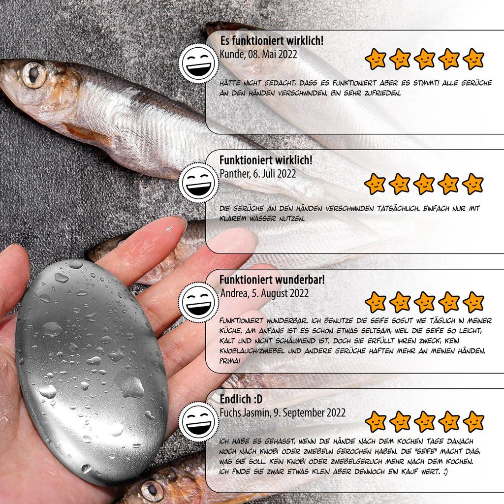 2 Stück Edelstahlseife Produktbild 1