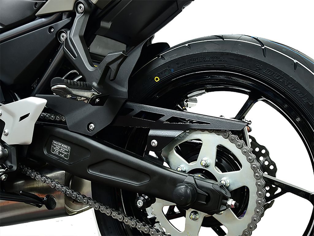 ZIEGER Kettenschutz kompatibel mit Kawasaki Z650 schwarz