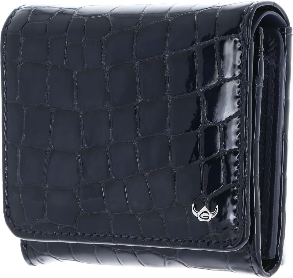 Portafoglio RFID Golden Head Cayenne Nightblue Zipped Wallet Blu
