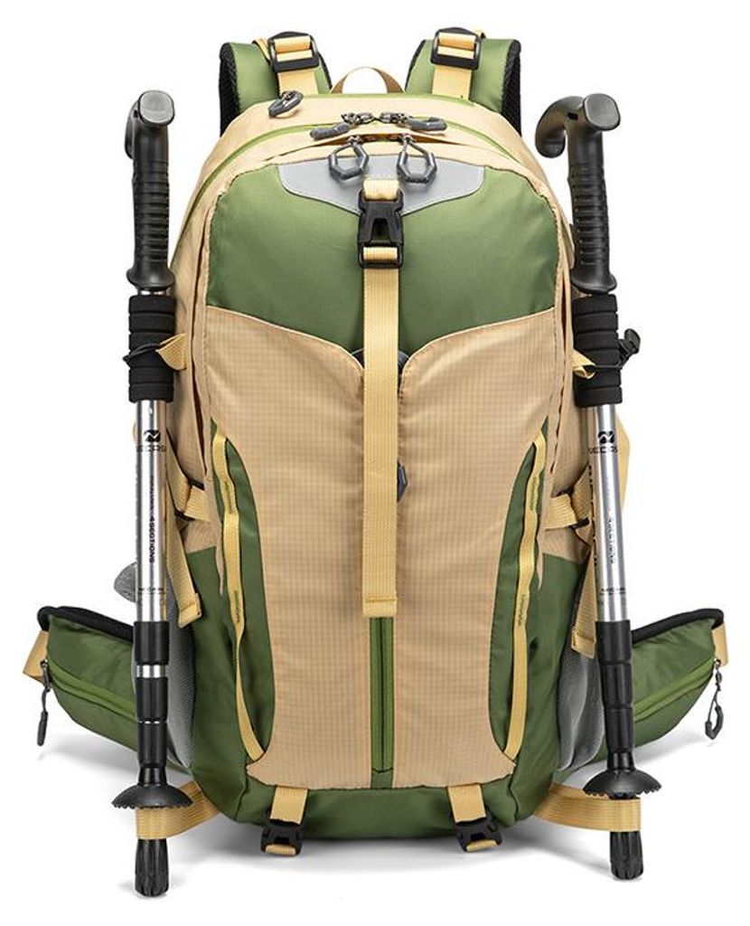 Neuer leichter Outdoor-Rucksack für Damen und Herren, professioneller Wander-, Trekking-, Sport- und Reiserucksack,Green