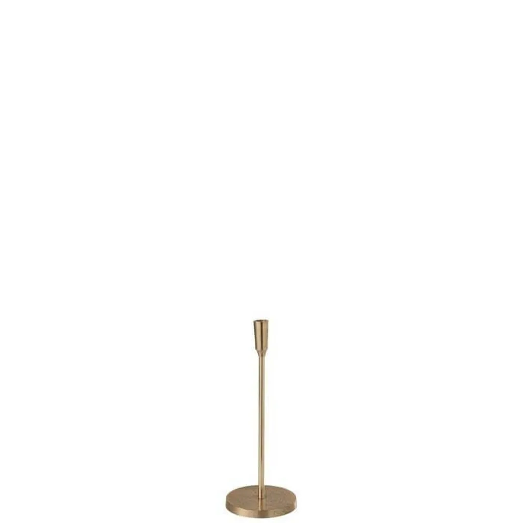 Bougeoir or J-Line en métal finition luxe Small pour table de fête chic