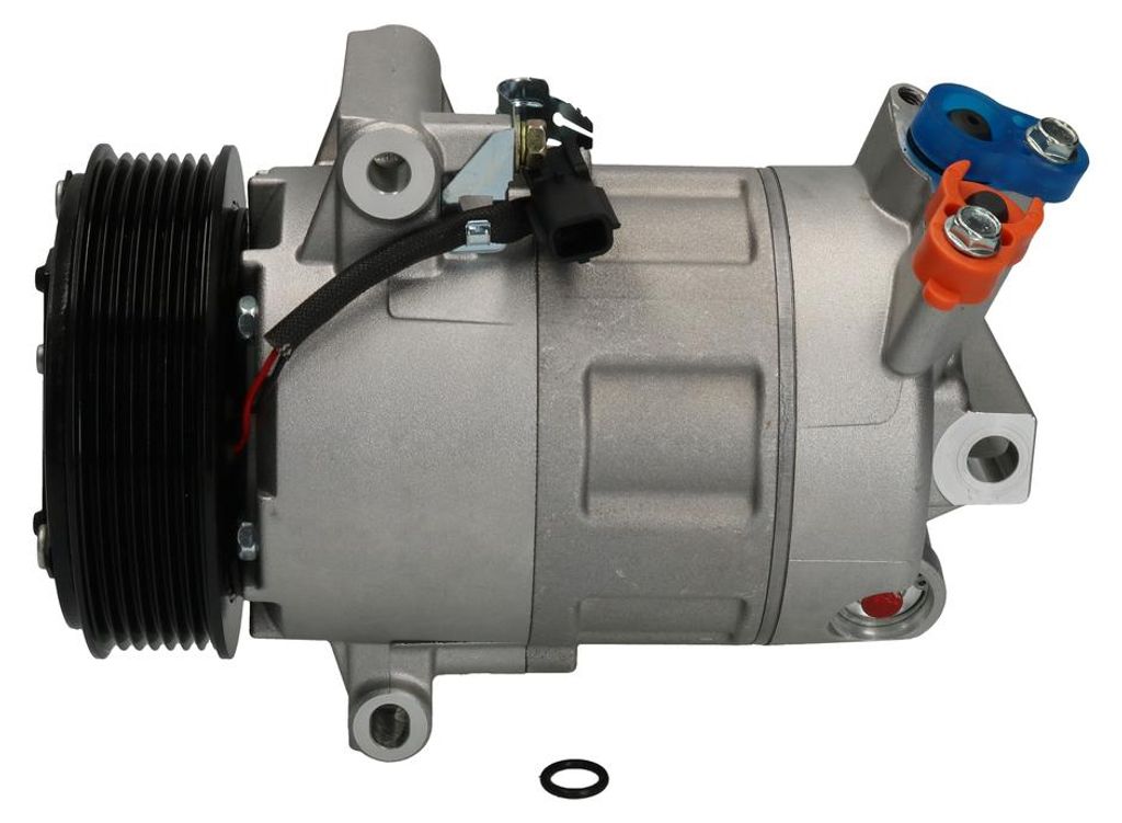 Klimakompressor 12 V Ø 115 mm BOSCH passend für u.a. NISSAN QASHQAI