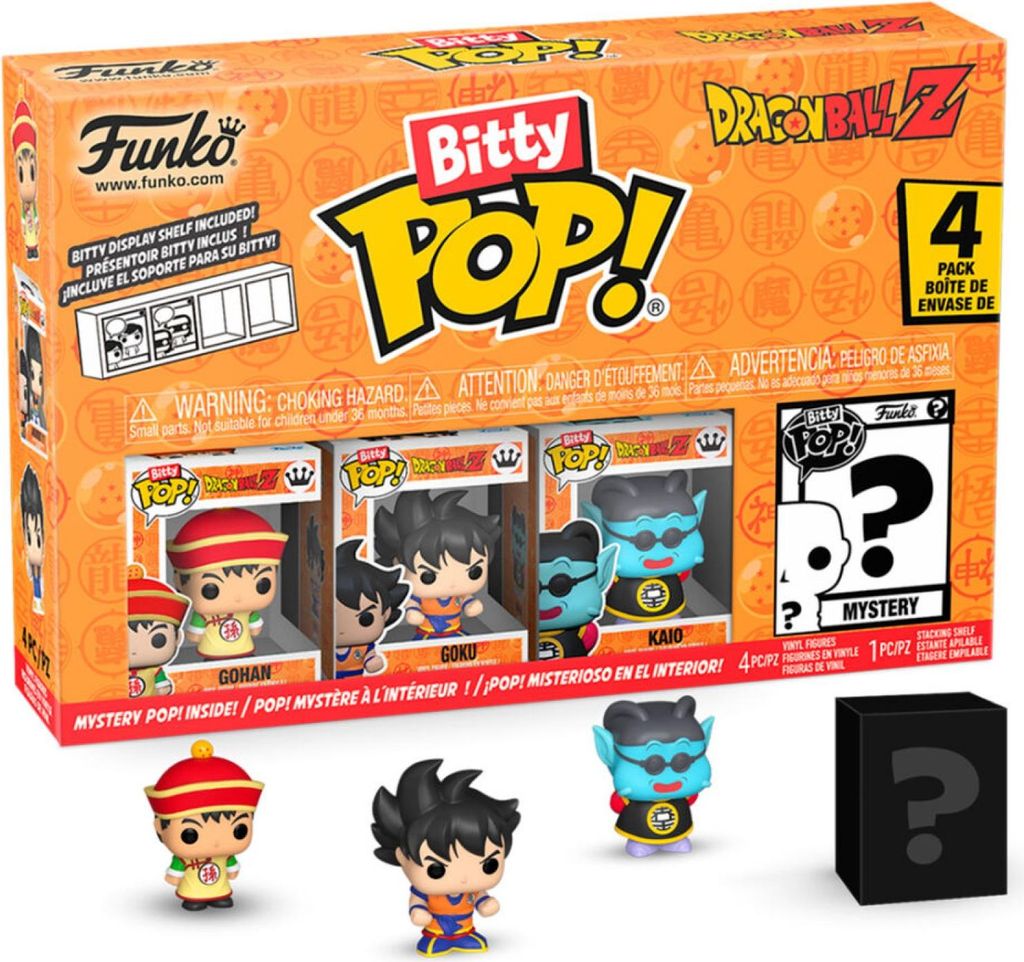 Dragon Ball Z - Gohan, Goku, Kaio. Bitty Pop! Funko Productafbeelding 