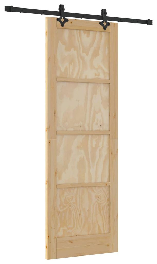 Schiebetür ORKDAL Natur 73,5 x 211 cm Massives Kiefernholz