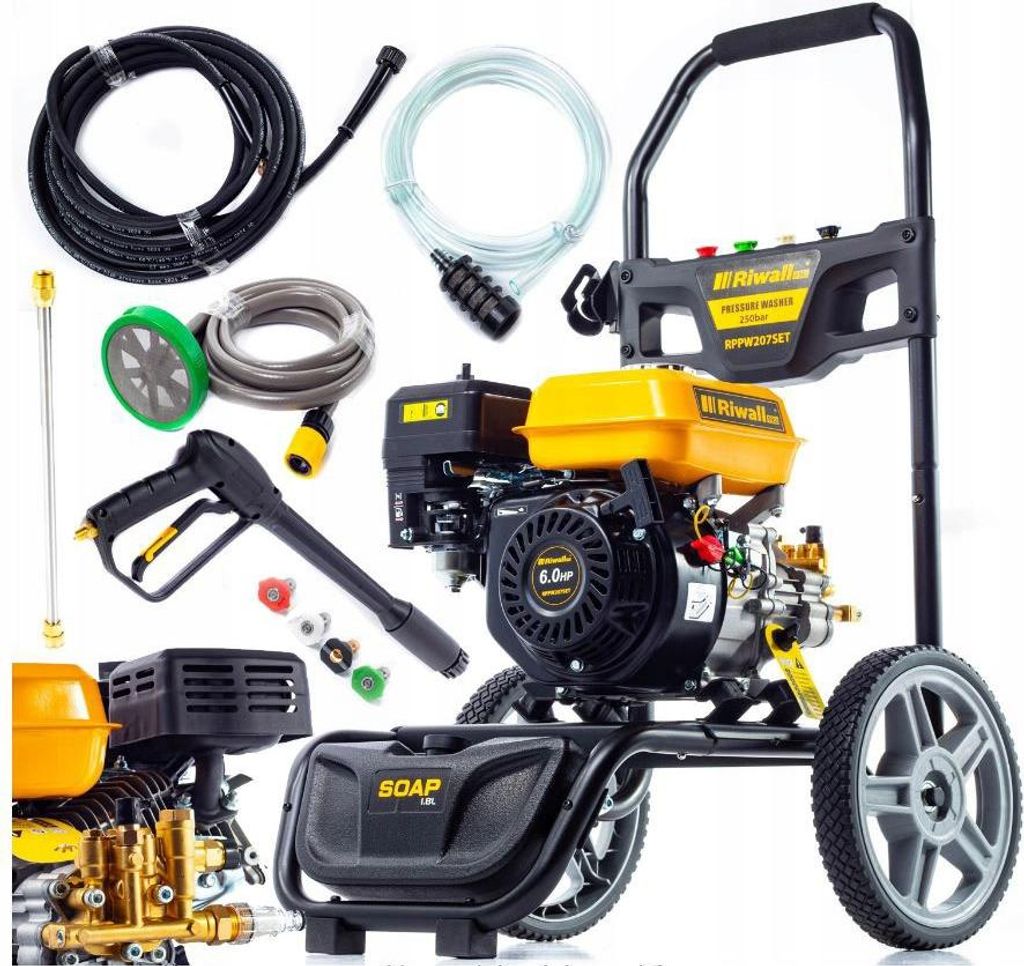 Riwall Rppw 207 250 Set Myjka Spalinowa Ciśnieniowa Zdjęcie produktu 