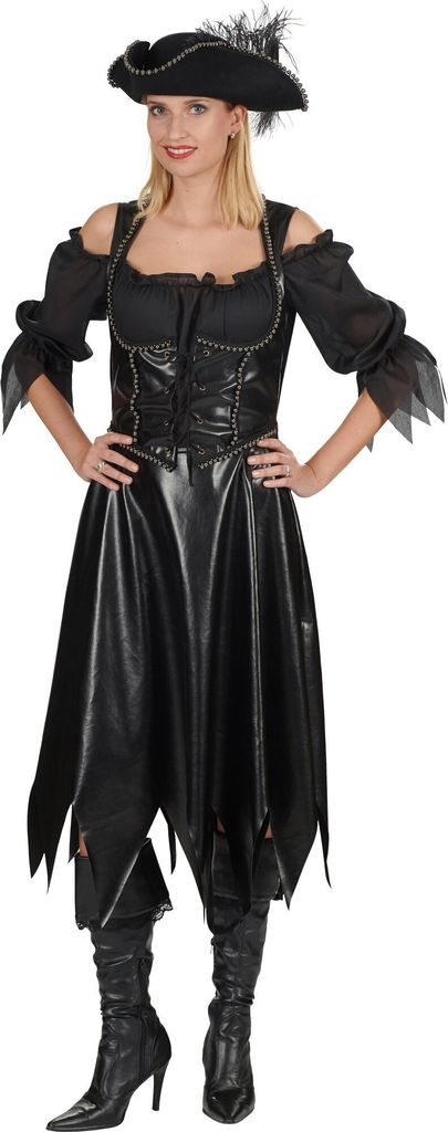 Piratenkleid mit Perlenborte Größe: 36-38
