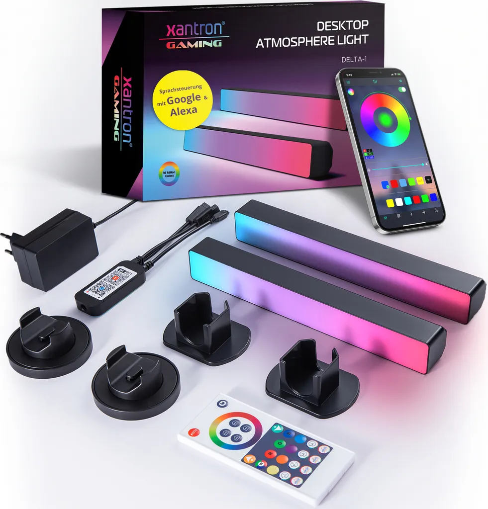 Lumière Gaming RGB Ambilight Xantron avec Effets Lumineux Dynamiques