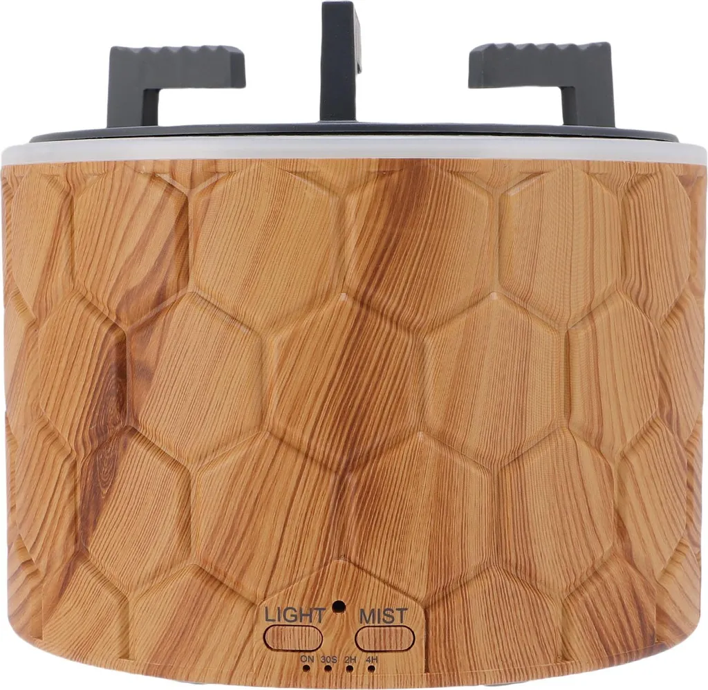 Diffuseur Huiles Essentielles Silencieux 3 en 1 - Veilleuse Flamme 400ml