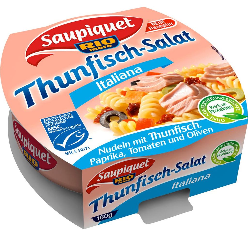 MSC Saupiquet Thunfisch Salat Italiana mit Pasta Mediterran Produktbild 