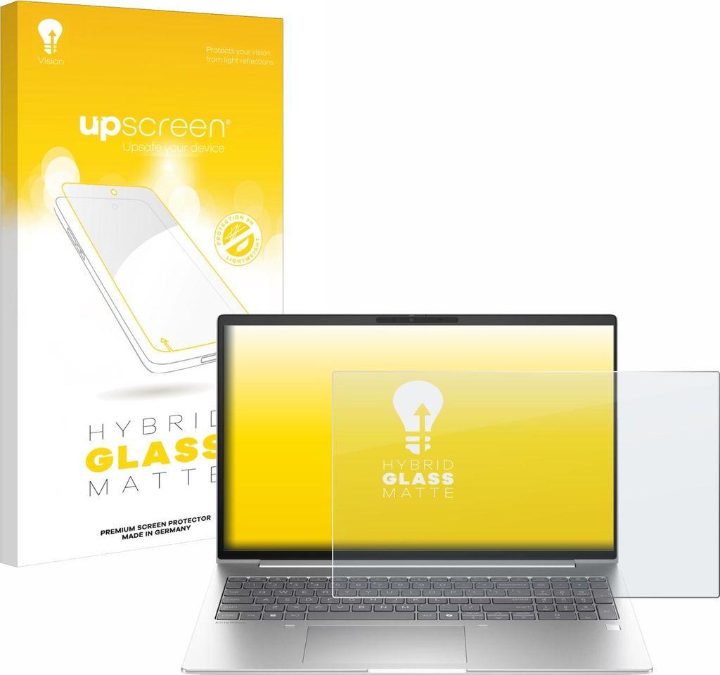 upscreen Entspiegelungs Schutzglas für HP EliteBook 6 G1i 13 Schutzfolie Panzer Folie Glas Display Schutz matt