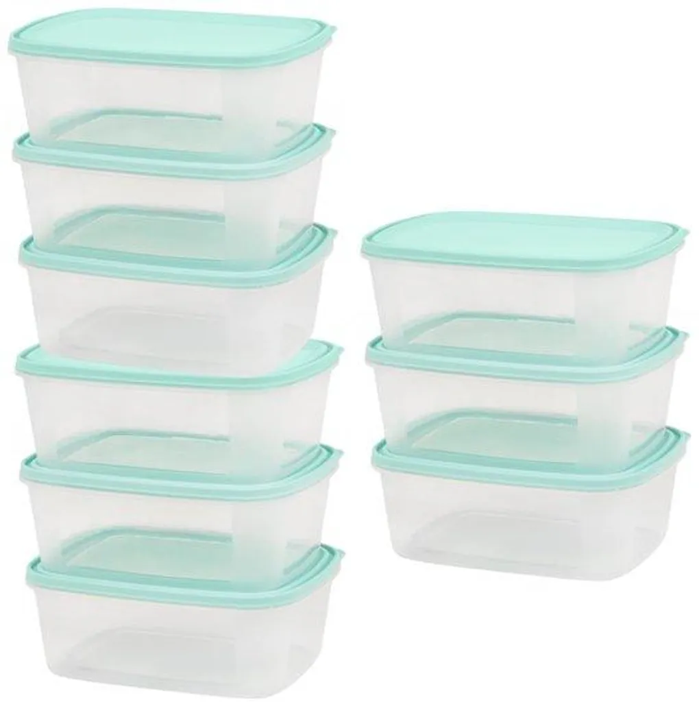 Contenants alimentaires sans BPA 18 pièces - Grande capacité 2L/3L